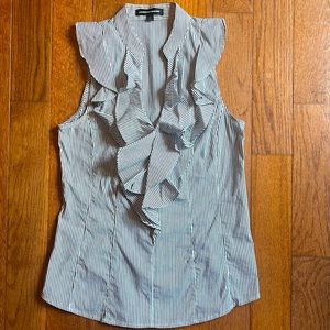 Express ruffle blouse size small